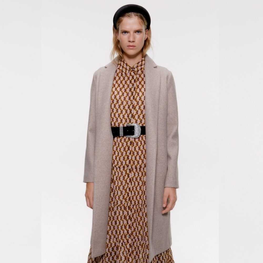 Zara Beige Long Coat